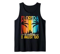 Florida Family Vacation Sunset Beach Surfer FL Viaje Souvenir Camiseta sin Mangas