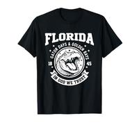 Florida Gator Days & Golden Rays - Cabeza de cocodrilo Retro Camiseta