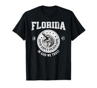 Florida Gator Days & Golden Rays - Cabeza de cocodrilo Retro Camiseta