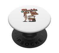 Florida Hot Dog - Soporte Retro para niñas PopSockets PopGrip Adhesivo