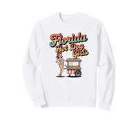 Florida Hot Dog - Soporte Retro para niñas Sudadera