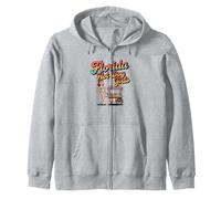 Florida Hot Dog - Soporte Retro para niñas Sudadera con Capucha