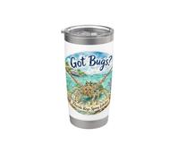 Florida Keys Spiny Lobster Sea Bugs, puesta de sol, mini temporada Vaso térmico de acero inoxidable de doble pared