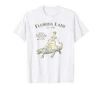 Florida Lady - Born To Dilly Dally Funny Meme Cocodrilo Cocodrilo Camiseta