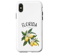 Florida Lemon Art American Lover Estados Unidos Florida Carcasa para iPhone X/XS