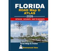 Florida Road Map & Atlas 2026: Detailed Highway Map with Cities, Counties & Grid Index
