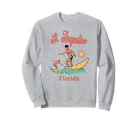 Florida St. Augustine FL Surfing Playa Pesca Muelle Sudadera