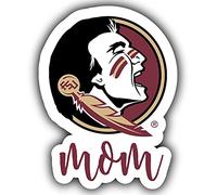 Florida State Seminoles Proud Mom Calcomanía troquelada de 4 pulgadas