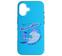 Florida Surfer Ormond Beach FL Surfing Playas Carcasa para iPhone 16
