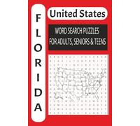 Florida USA Word Puzzle Book: The Ultimate Word Search Book for Adults, Seniors, and Teens | Large Print Edition | Brain Training Adventure: 50 Exciting Puzzles!