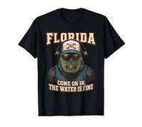 Florida Vamos en el Agua es un Buen Humor cocodrilo Camiseta