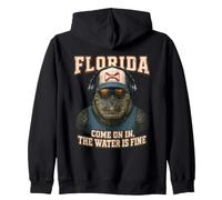 Florida Vamos en el Agua es un Buen Humor cocodrilo Sudadera con Capucha
