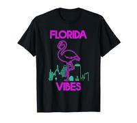 Florida Vibes Florida City Flamenco Rosa Flamencos Camiseta