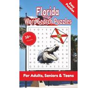 Florida Word Search Puzzle: 50+ Puzzles Word Search Easy to Read about Florida and More | 6x9 inches, 110 pages | Gift for Florida & USA Lover