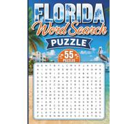 Florida Word Search Puzzle: 55 Puzzles Word Search about Florida and More | 6x9 inches, 110 pages | Gift for Florida & States Lover
