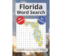 Florida Word Search Puzzle Book: Word Searches with Easy to Read Print about Beaches, Wildlife, Water and More | 6x9 inches, 110 pages | 50+ Puzzles... Gift for Vacations, Holidays, and Free Time