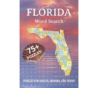 Florida Word Search Puzzle Book: Word Searches with Easy to Read Print about Florida, Beaches, Coasts, Nature and More | 6x9 inches, 161 pages | 75+ ... Free Time, and Screen-Free Entertainment