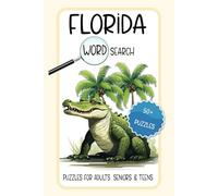 Florida Word Search Puzzle Book: Word Searches with Easy to Read Print about Florida, Beaches, Sunshine and more | 6x9 inches, 110 pages | 50+ puzzles … Gift for Vacations, Holidays and Free Times.