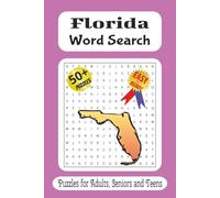 Florida word search puzzle book: Word Searches with Easy to Read Print about Florida, Cities, Special Places and More / 6x9 inches, 110 pages / 50 ... Gift for Vacations, Holidays and Free Times