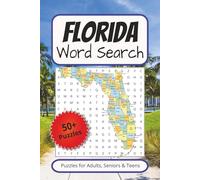 Florida word search puzzle book: Word Searches with Easy to Read Print about Florida Locations, Beaches, Animals and More | 6x9 inches, 110 pages| 50+ ... Gift for Vacations, Holidays and Free Times