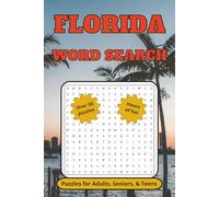 Florida Word Search Puzzle Book: Word searches with easy to read print about Florida, Miami, Tampa and more │ 6x9 inches, 110 pages │ 50+ puzzles … gift for vacations, holidays, and free times