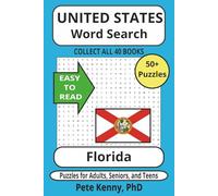 Florida Word Search Puzzle Book: Word Searches with Easy to Read Print about Florida, Sunshine state, southern state, and more | 6x9 inches, 135 pages ... America Word Search Puzzle Books Collection)