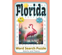 Florida Word Search Puzzle: Word Searches with Easy-to-Read Print about Florida Beaches, Cities, Flamingo and More | 6x9 inches, 112 pages | ... Gift for Vacation, Holidays and Unwind
