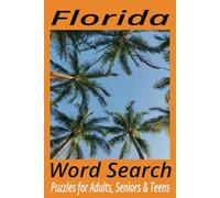 Florida Word Search: Word Searches with Easy to Read Print about Florida, Florida Life, Florida Fun and more | 6x9 inches, 110 pages | 50+ Puzzles … Gift for Vacations, Holidays and Free Times.