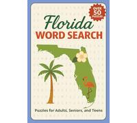 Florida Word Search: Word Searches with Easy to Read Print about Orlando, Jacksonville, Tallahassee and More | 6x9 inches, 110 pages | 50+ Puzzles ... Gift for Vacations, Holidays, and Free Times