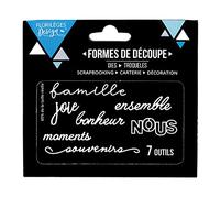 Florilèges Design fdd11702 Herramientas de Corte nous Metal Gris 11,5 x 12,5 x 0,2 cm