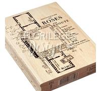 Florilèges Design - Sello de madera, 10 x 13 cm