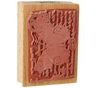 Florilèges Diseño FE 112018 - Sello para Scrapbooking, fantasía Mariposas, 5 x 7 x 2,5 cm, Color: Amarillento