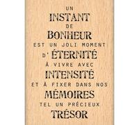 Florilèges Diseño FE 212124 Tampon Scrapbooking instantánea eternidad Beige 7 x 5 x 2,5 cm
