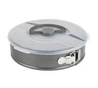 FLORINA Molde Bizcocho I Molde para Hornear LIKORIS I Recubrimiento Antiadherente I Molde Tarta de Acero al Carbono I Molde Redondo Desmontable para Hornear Pasteles y Tartas I Hebilla con Cierre