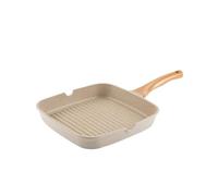 Florina Sartén Grill de Aluminio (28 cm) I Recubrimiento Antiadherente Cerámico de la Sartén OSLO I Mango Ergonómico Soft-Griff I Sartén Adecuada para Cocinas de Inducción, Gas y Eléctricas