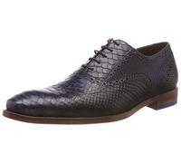 Floris van Bommel Hombres 19104/17 Oxfords, Azul Dark Blue Snake 17, 42.5 EU