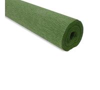 FloristryWarehouse 17A8 - Rollo de papel crepé (50 cm x 2,5 m), color verde