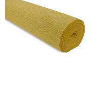 FloristryWarehouse miel mostaza 579 Crepe rollo de papel 50 cm x 2,5 m de alta calidad italiano papel Craft