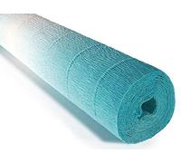 FloristryWarehouse Rollo de papel crepé de 180 g (50 x 250 cm), color azul degradado (tono 600/2)