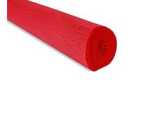FloristryWarehouse Rollo de papel crepé de 180 g (50 x 250 cm), color rojo escarlata (tono 580)