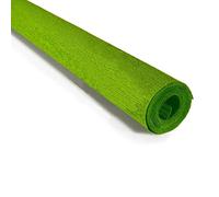FloristryWarehouse Rollo de papel crepé de 90 g (50 x 150 cm), color verde manzana (tono 396)