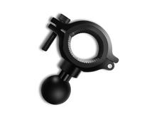 Florisync Soporte de teléfono de motocicleta de liberación rápida de 25 mm, abrazadera de manillar sin herramientas, diseño de larga duración, adaptador de cabeza seguro, soporte antivibración para