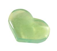 Florite Stones colapsada - Perlas de piedra en un de corazón - Desbloqueo de guía espiritual, roca de color verde natural, piedras de reiki ametyst bolsillo