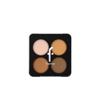 Flormar Color Eyeshadow Paleta Bronze Goddess: 4 colores mate y brillantes, sombras nude compactas de larga duración, maquillaje profesional para mujer, fácil de aplicar y difuminar