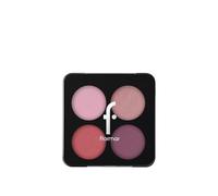 Flormar Color Eyeshadow Paleta Rising Star: 4 colores mate y brillantes, sombras nude compactas de larga duración, maquillaje profesional para mujer, fácil de aplicar y difuminar