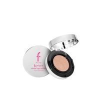 Flormar K-Spirit Cover Up Cushion Foundation, acabado natural, alta cobertura y larga duración, maquillaje K-Beauty con extracto de trufa negra para una tez uniforme, 002, Porcelain, 15 g