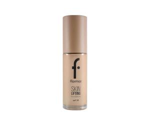 Flormar Skin Lifting Foundation - Base de maquillaje de cobertura media y alta & efecto lifting, hidratante antiedad con FPS 30, acabado natural y luminoso - para piel madura y seca, 070 Medium Beige