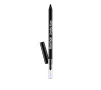 Flormar Smoky Eyes Waterproof Eyeliner 01 Carbon Black - Lápiz Morado Intenso, Acabado Ahumado Profesional, Secado Rápido, Delineador de Ojos Waterproof Resistente al Agua y al Sudor