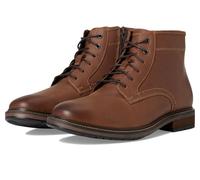 Florsheim Botas de encaje con puntera lisa para hombre, color negro, marrón Crazy Horse, 41.5 EU