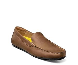 Florsheim Hombre Motor Moc Toe Venecian Driver, marrón Crazy Horse, 47 EU